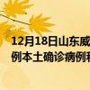 12月18日山東威海最新疫情消息今天實(shí)時(shí)數(shù)據(jù)通報(bào)：新增0例本土確診病例和0例無(wú)癥狀感染者