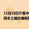 12月18日寧夏中衛(wèi)最新疫情消息今天實時數(shù)據(jù)通報：新增0例本土確診病例和0例無癥狀感染者