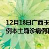 12月18日廣西玉林最新疫情消息今天實時數(shù)據(jù)通報：新增0例本土確診病例和0例無癥狀感染者